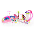 Mega Bloks Barbie Build N Style Pool Party Playset